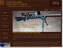 Tablet Screenshot of gunbluingspecialtyshop.com